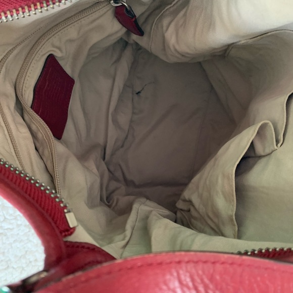 ❌SOLD❌Coach Legacy Duffel Shoulder Bag - Red - Picture 12 of 16